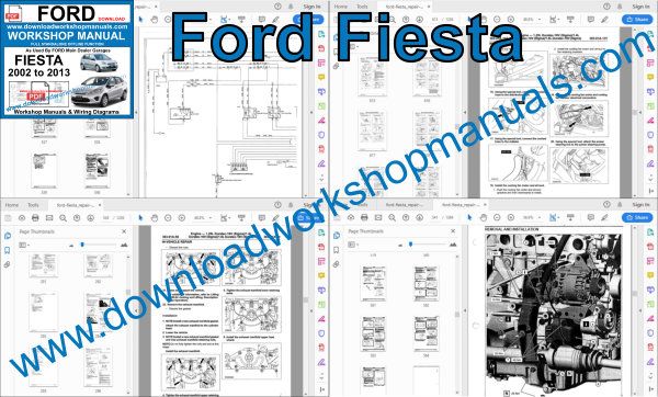Ford Fiesta 2002 to 2013 workshop manual
